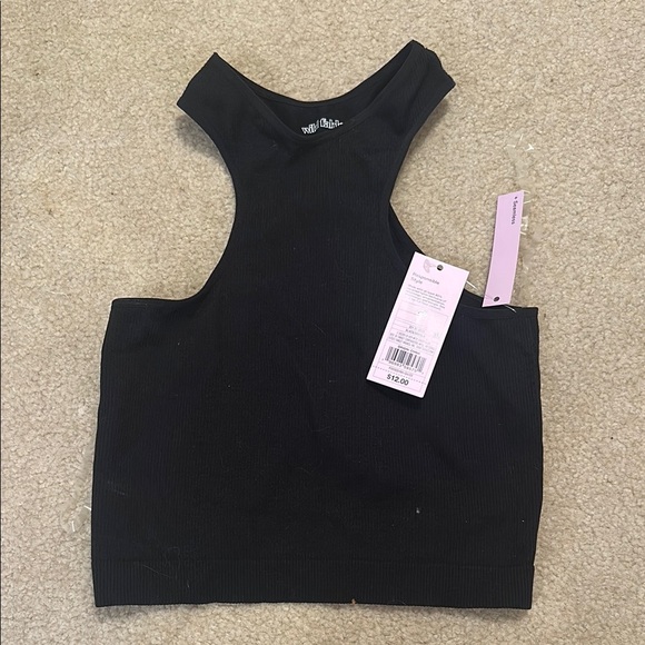 Wild Fable Black Ribbed Tank Top - Picture 1 of 3